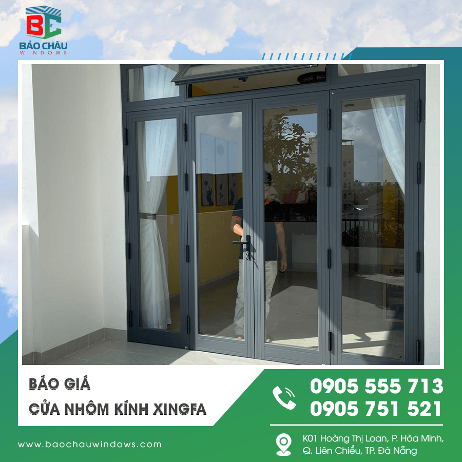 Cửa nhôm kính Xingfa mới nhất 2026 Cửa nhôm kính Xingfa mới nhất 2026