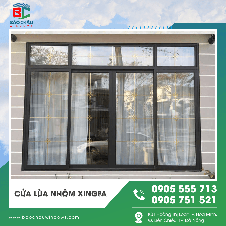 Cửa lùa nhôm Xingfa chính hãng Cửa lùa nhôm Xingfa chính hãng