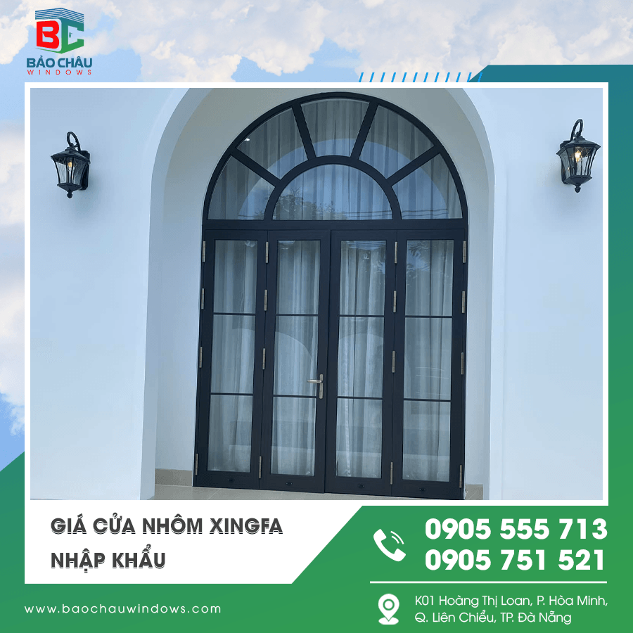 Cửa nhôm Xingfa nhập khẩu tem đỏ Cửa nhôm Xingfa nhập khẩu tem đỏ